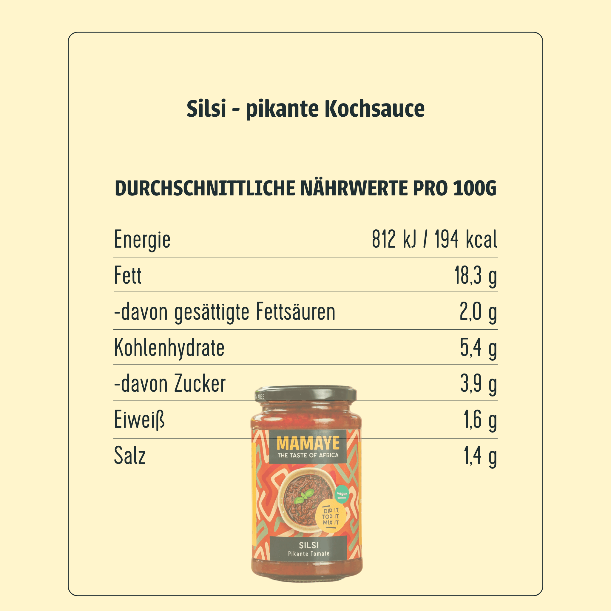 Silsi – Pikante Kochsauce