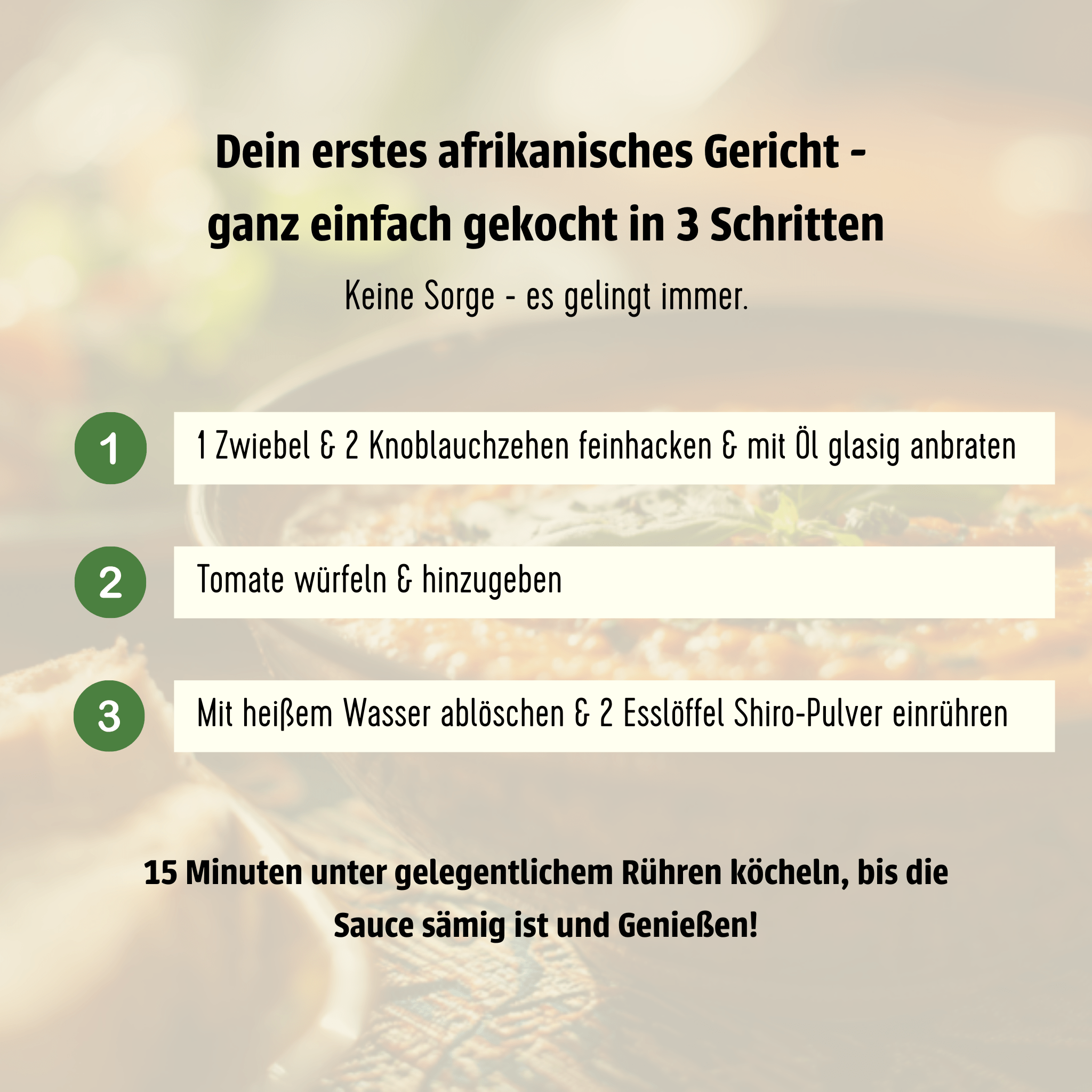 Shiro - Würziges Kichererbsenpulver