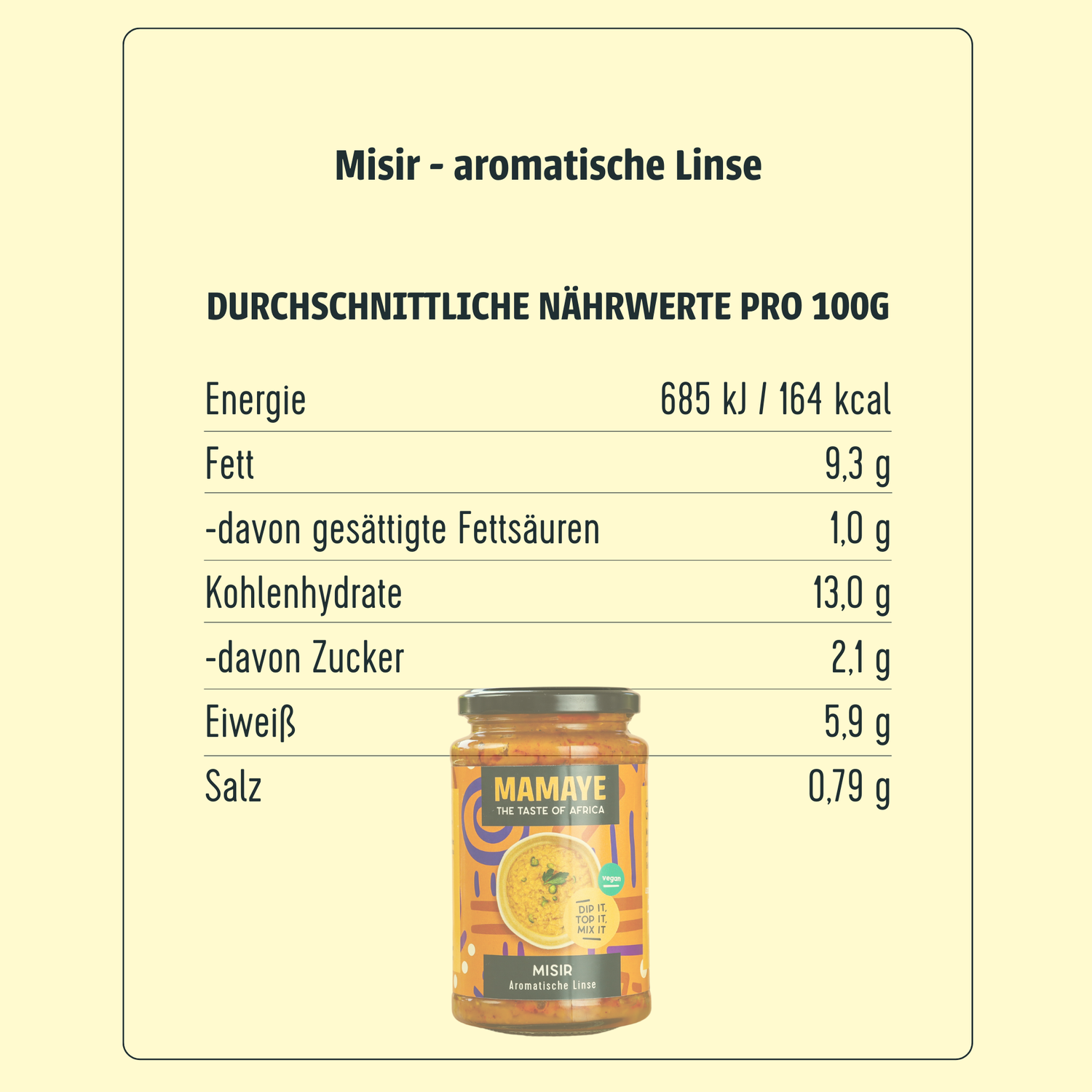 Misir- Aromatische Linse