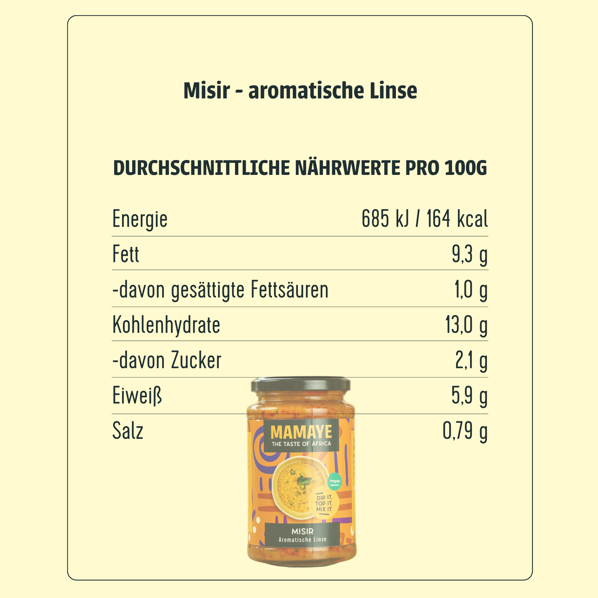 Misir- Aromatische Linse